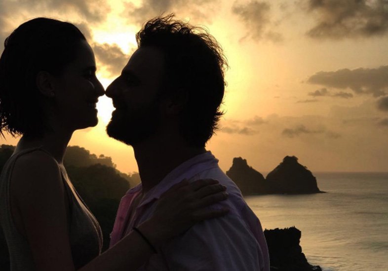 As férias de Fernanda Vasconcellos e Cássio Reis em Noronha