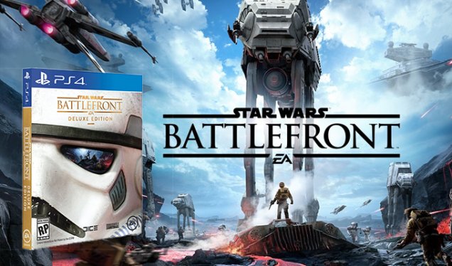 <b>Game Star Wars Battlefront (Edição de Luxo)</b> Para se sentir dentro de uma cena de combate, o jogo para videogame reproduz o clima da trilogia original. Disponível para Playstation 4, Xbox One e PC. <b>R$ 238 <span>(para PS4), nas Lojas Americanas. </span></b>