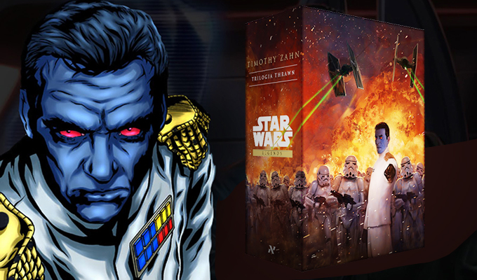 <b>Caixa de livros Star Wars Legends - Trilogia Thrawn</b>

Escritos no inicio da década de 90 por Timothy Zahn, a Trilogia Thrawn é composta pelos livros: Herdeiro do Império, Ascensão da Força Sombria e O Último Comando<i>.</i> <b>Editora Aleph, R$ 99,76.</b>