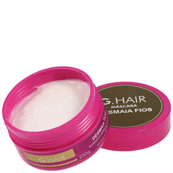 <b>G.Hair</b> Desmaia Fios - Máscara 250ml - <b>R$ 22,90</b> <b>G.Hair</b> Desmaia Fios - Máscara 250ml - <b>R$ 22,90</b>