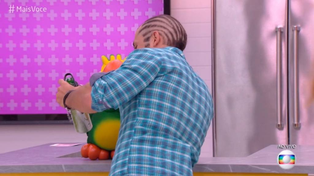 Mais Você BBB18 garrafa-kaysar-bbb18