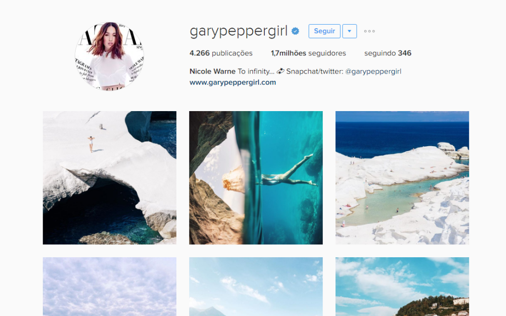 Conta Instagram garypepper