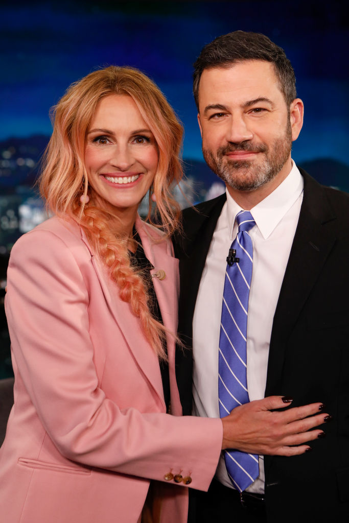 Julia Roberts e Jimmy Kimmel Julia Roberts e Jimmy Kimmel
