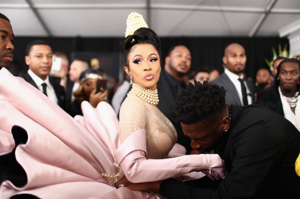 A Cardi B se superou e foi ao Grammy com o look mais insano de todos