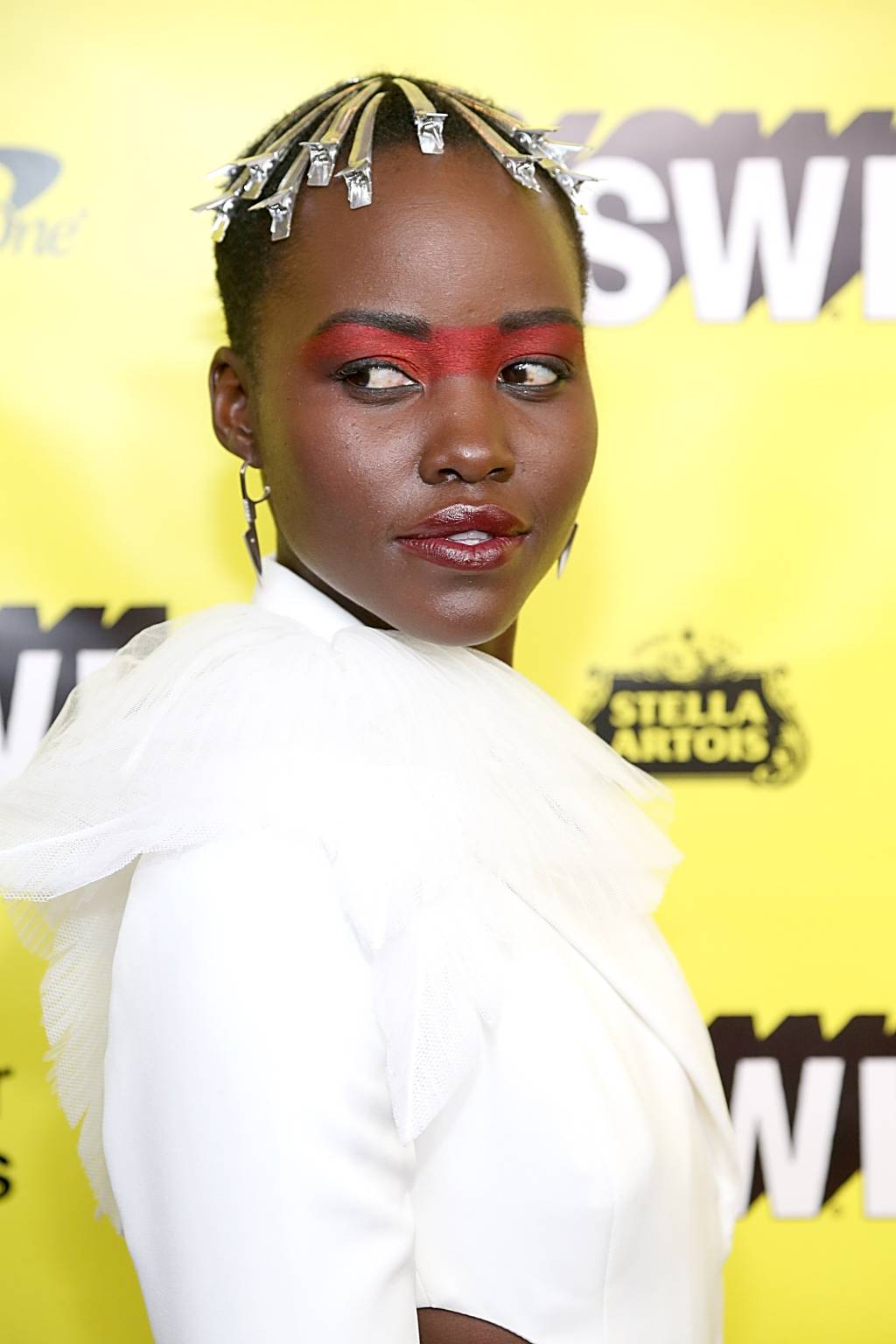 Lupita Nyong’o levou a tendência das presilhas a outro patamar