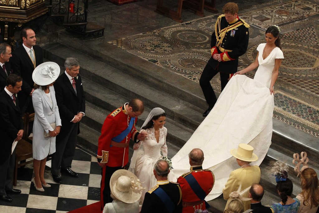 Pippa e Kate Middleton casamento real