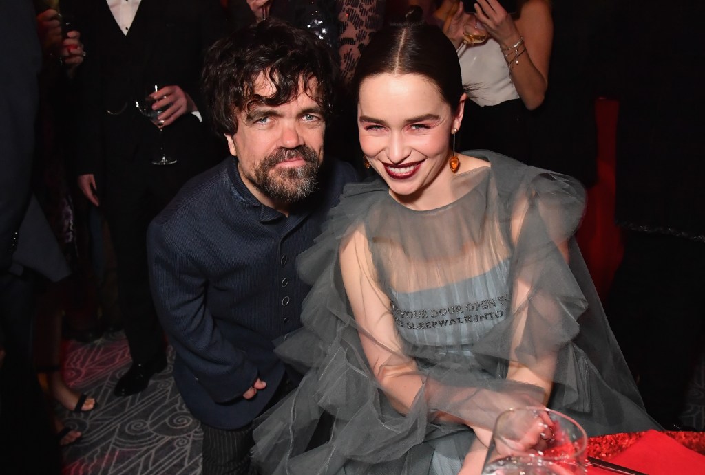 Peter Dinklage and Emilia Clarke
