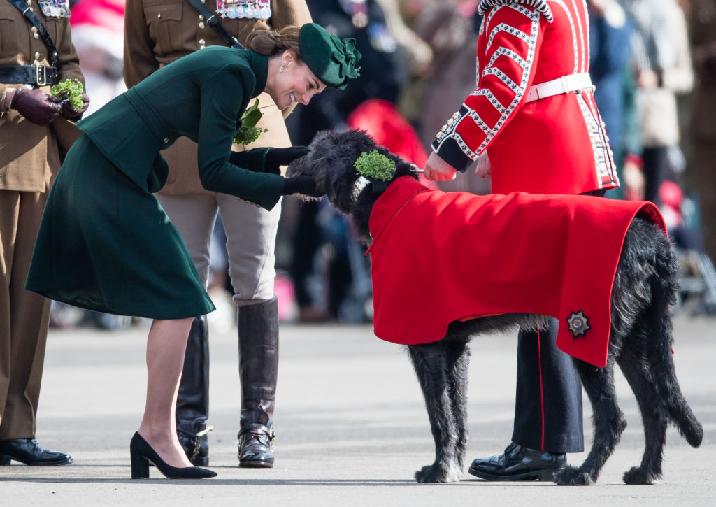 Kate Middleton The Duke And Duchess Of Cambridge Attend The Irish Guards St Patrick’s Day Parade