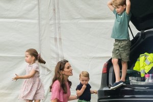 Kate Middleton e seus filhos