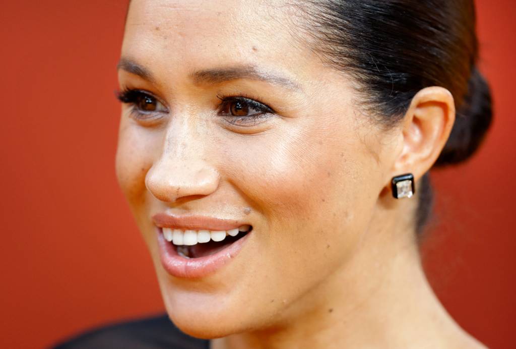 Meghan Markle batom nude dia do batom “The Lion King” European Premiere – Red Carpet Arrivals