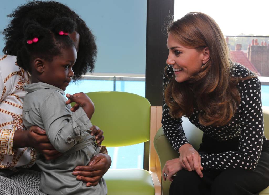 Kate Middleton The Duchess Of Cambridge Visits The Family Nurse Partnership