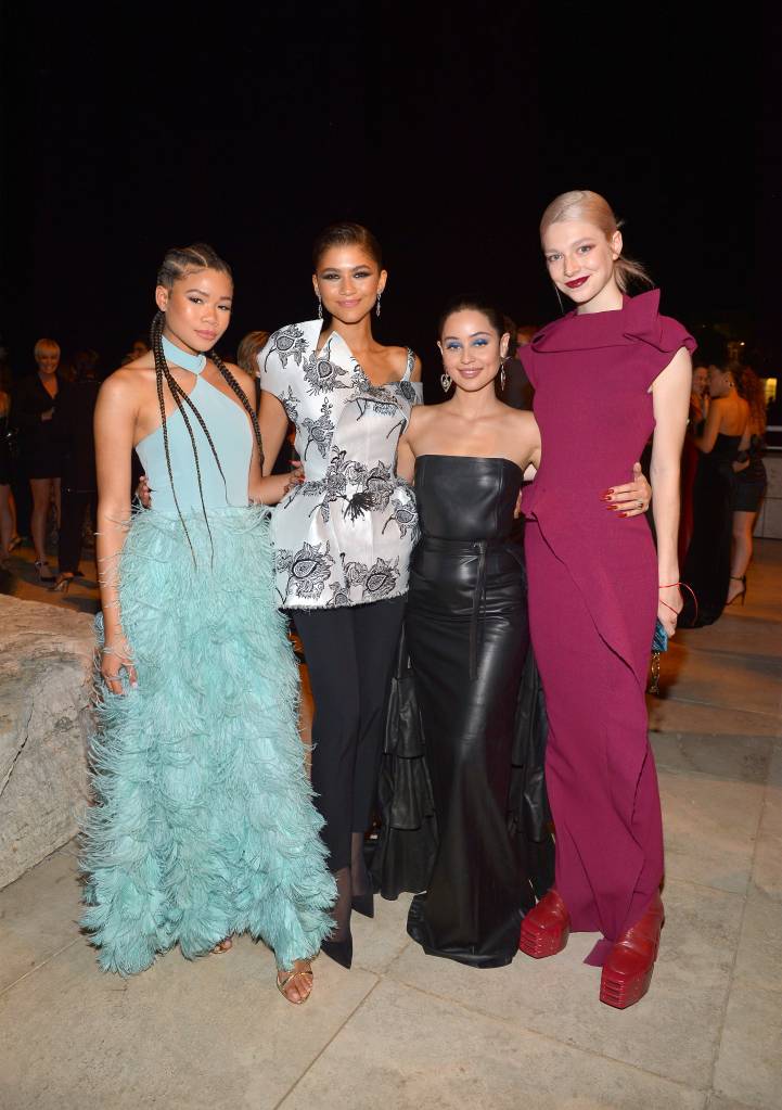 Storm Reid, Zendaya, Alexa Demie, e Hunter Schafer