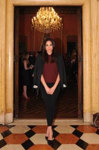 NEW YORK, NY - OCTOBER 01: Meghan Markle attends RELAIS & CHATEAUX 60th Anniversary Guest Chef Dinner Launch at Consulate General of France on October 1, 2014 in New York City. (Photo by Bryan Bedder/Getty Images for Relais & Chateaux)