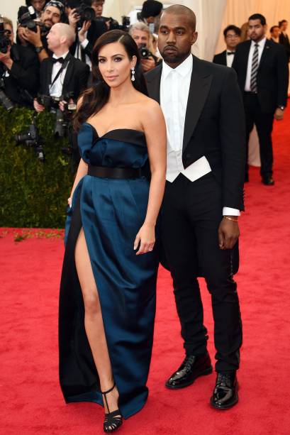 <span>Ambos de <strong>Lanvin</strong>, o casal formou uma dupla superfashionista no Met Gala de 2014.</span>