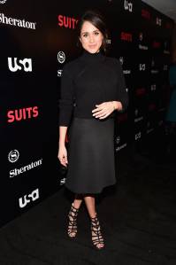 LOS ANGELES, CA - JANUARY 21: Actress Meghan Markle attends the premiere of USA Network's "Suits" Season 5 at the Sheraton Los Angeles Downtown Hotel on January 21, 2016 in Los Angeles, California. (Photo by Alberto E. Rodriguez/Getty Images)