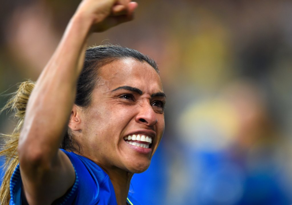 Marta, a jogadora mais conhecida da Seleção Brasil