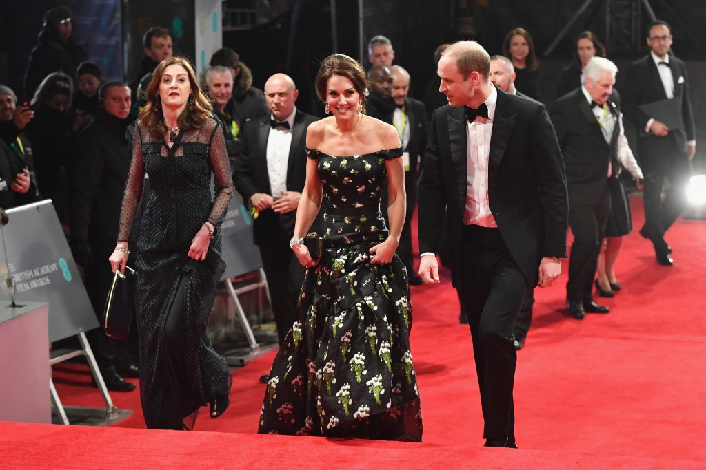 Kate Middleton e William no tapete vermelho do BAFTA