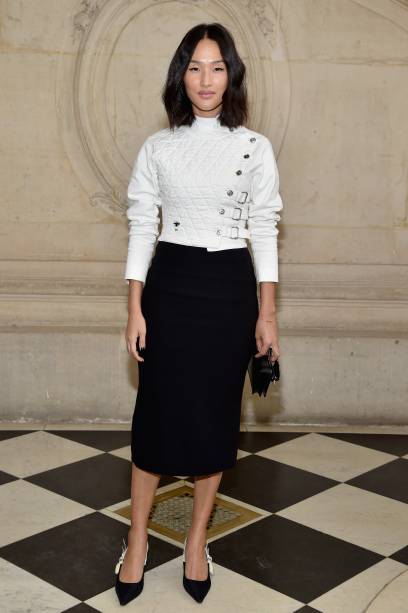 Nicole Warne no desfile da Dior