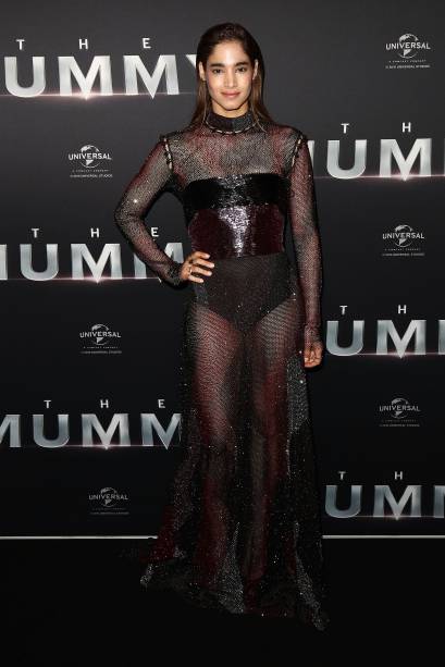 SOFIA BOUTELLA veste Prabal Gurung.