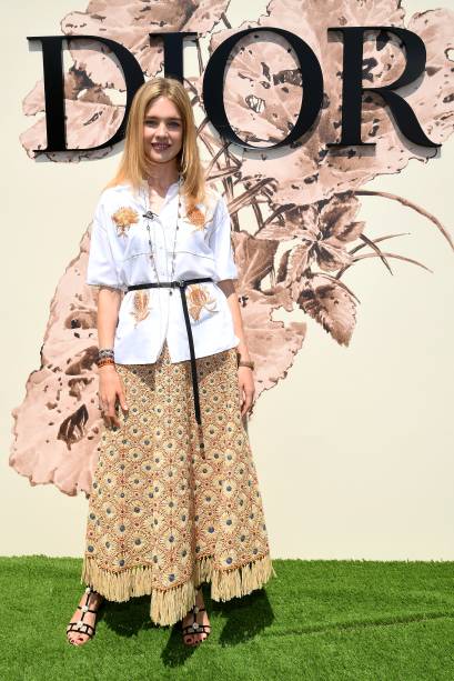 <strong>Natalia Vodianova</strong> no desfile da <strong>Dior</strong>.