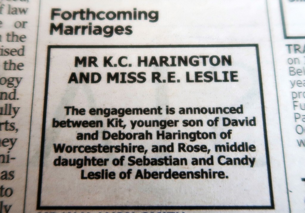 Anúncio do noivado entre Kit Harington e Rose Leslie