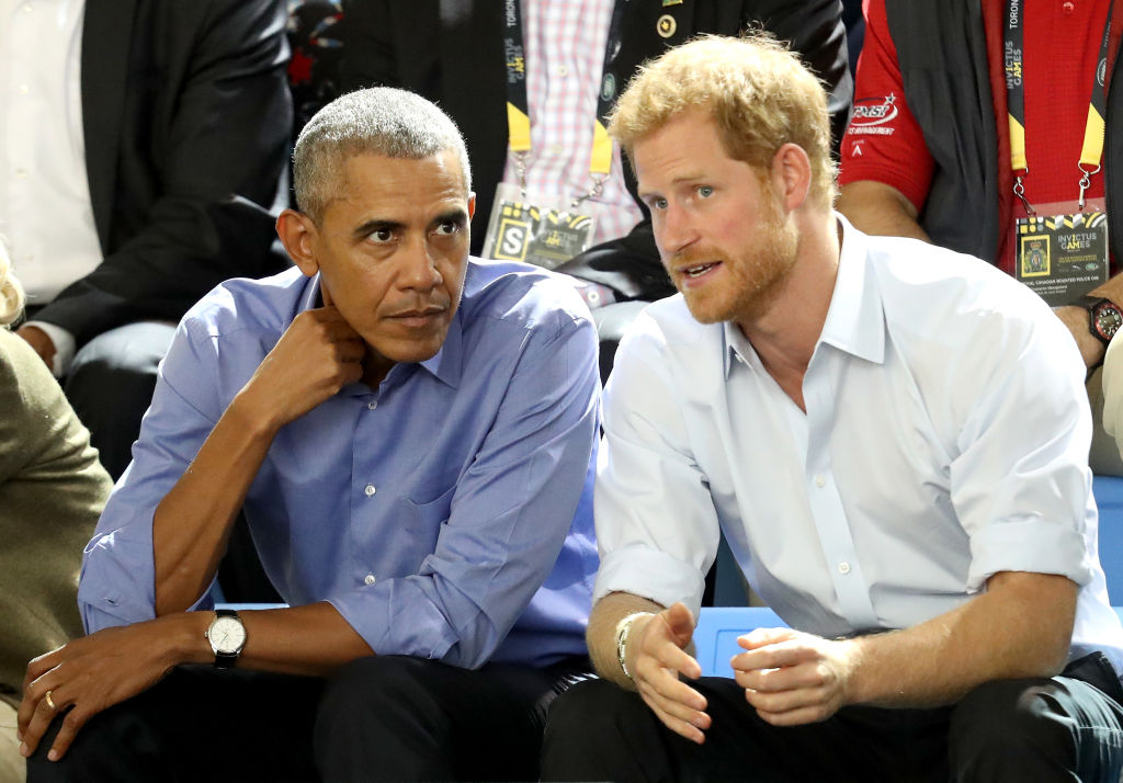 Principe Harry e Barack Obama nos Invictus Games Toronto