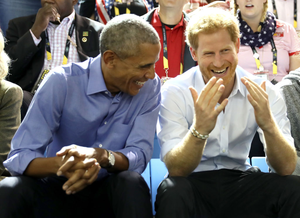 Principe Harry e Barack Obama nos Invictus Games Toronto