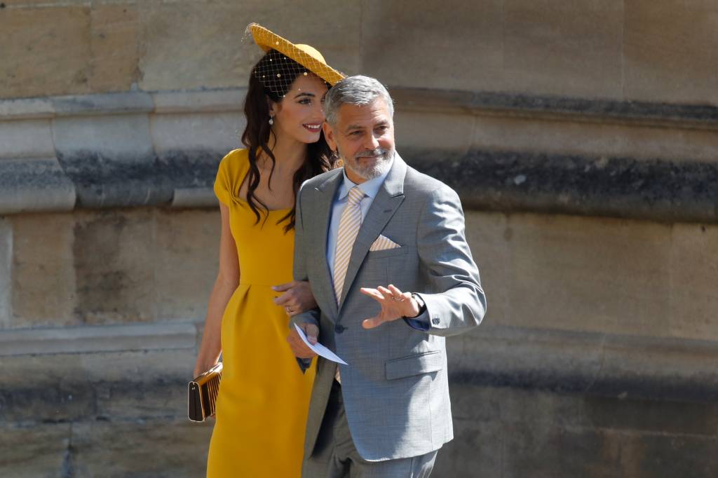 Amal Alamuddin e George Clooney casamento real Amal Alamuddin e George Clooney casamento real