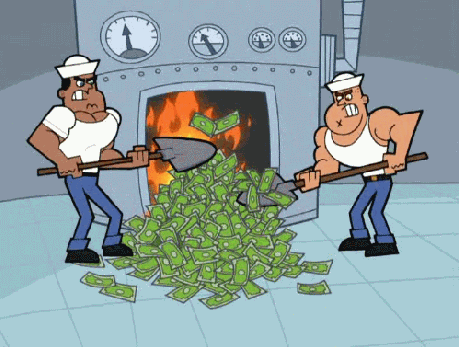 Gif dinheiro queimado Gif dinheiro queimado