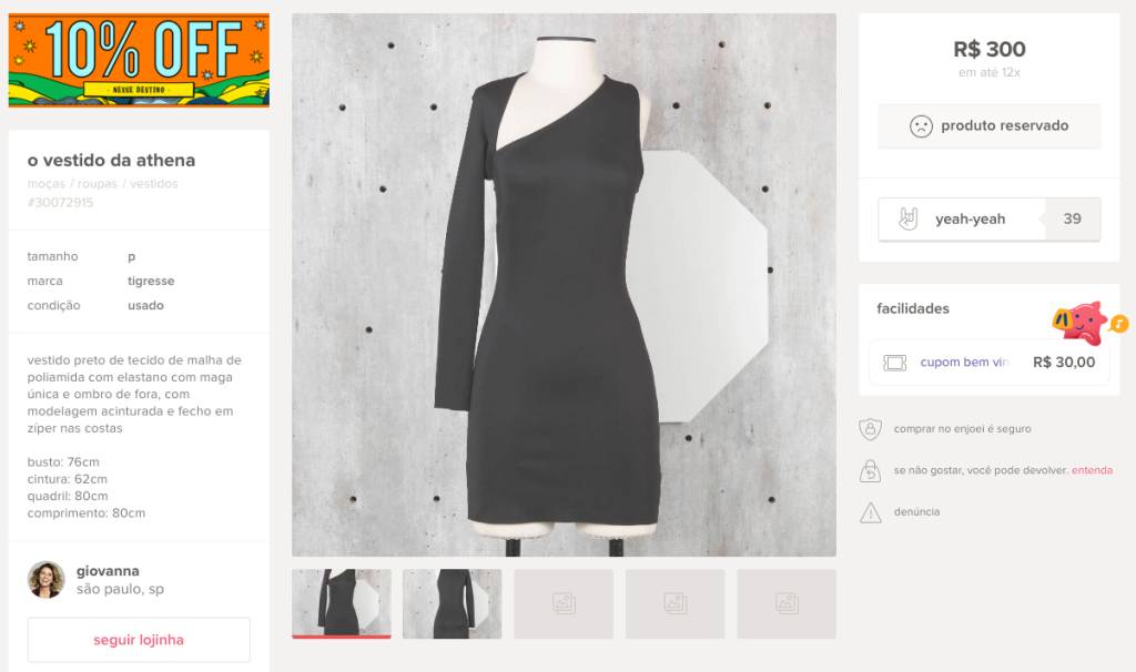 Vestido da Athena gio