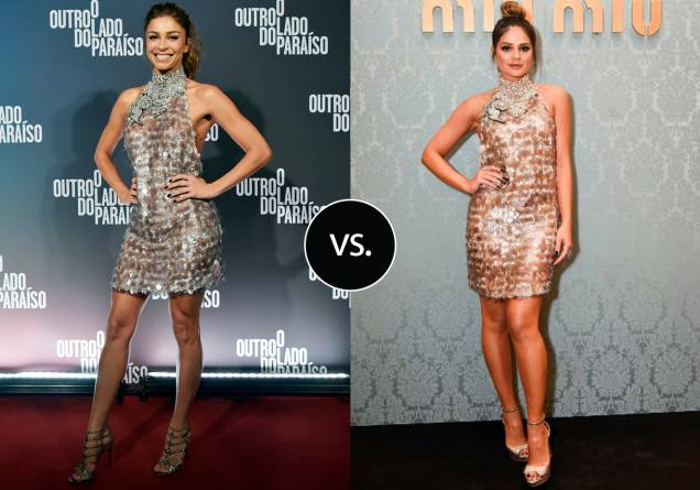 <strong>Grazi Massafera</strong> e <strong>Thassia Naves</strong> vestem saia <strong>Miu Miu</strong>. Para a festa de estreia de O Outro Lado do Paraíso, Grazi apostou no míni da label para exibir sua boa forma e já começar a mostrar o burburinho que Lívia, sua personagem na trama, causará. A influencer escolheu usar o vestido para a abertura do novo endereço da marca no shopping JK Iguatemi, em São Paulo. <strong>Grazi Massafera</strong> e <strong>Thassia Naves</strong> vestem saia <strong>Miu Miu</strong>. Para a festa de estreia de O Outro Lado do Paraíso, Grazi apostou no míni da label para exibir sua boa forma e já começar a mostrar o burburinho que Lívia, sua personagem na trama, causará. A influencer escolheu usar o vestido para a abertura do novo endereço da marca no shopping JK Iguatemi, em São Paulo.