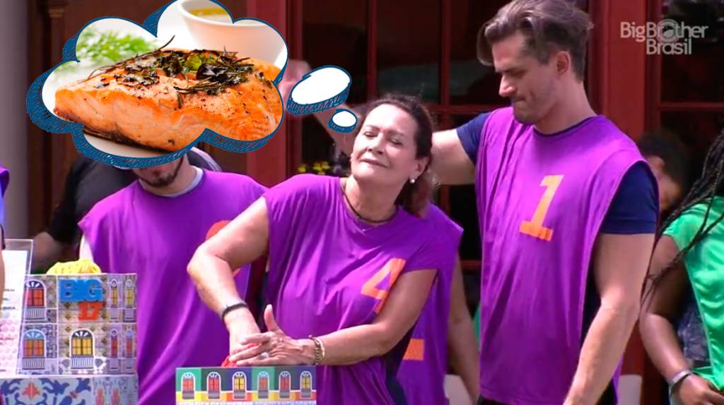 Ieda sonhou com salmão, mas sorteou língua de boi pro Tá Com Nada