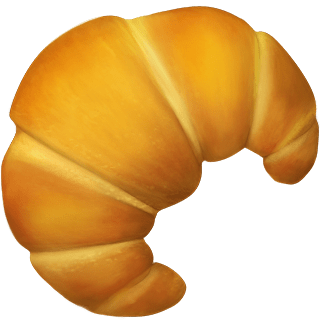 Mostrar o quanto amam a culinária francesa com este croissant Mostrar o quanto amam a culinária francesa com este croissant