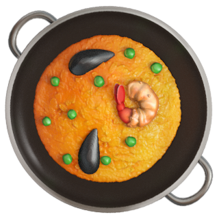 Ou uma paella maravilhosa Ou uma paella maravilhosa