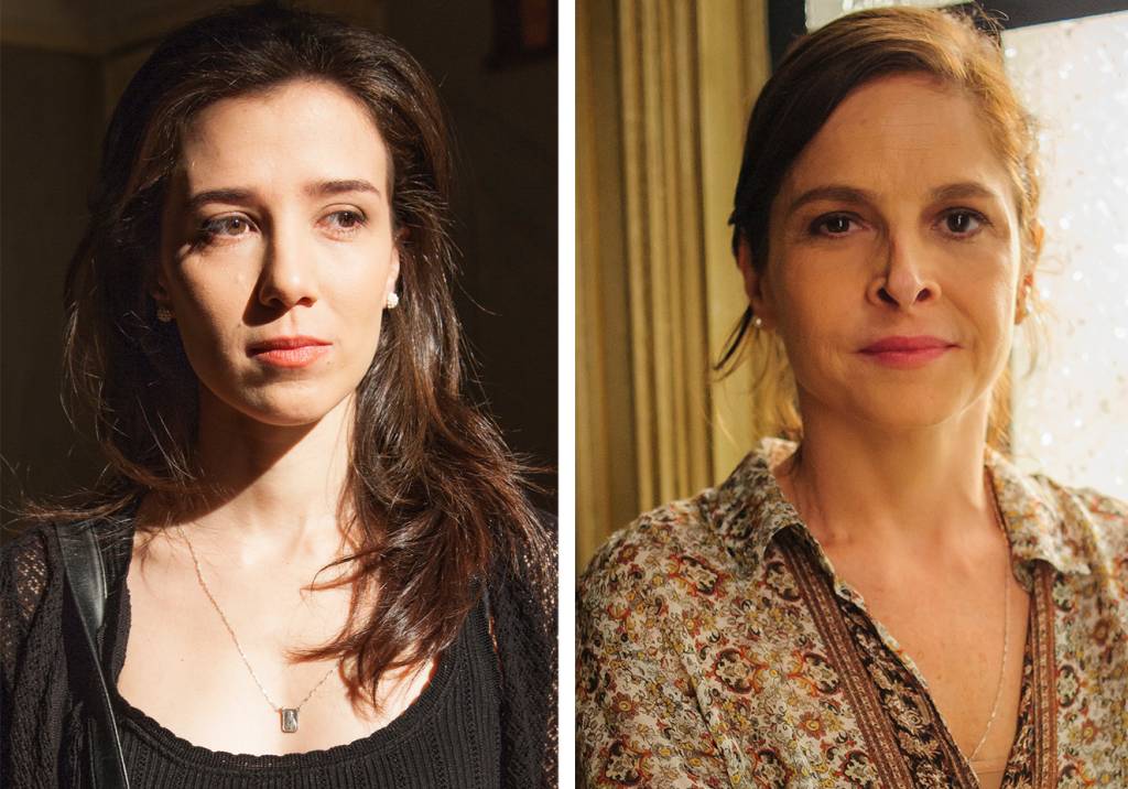Cora (Marjorie Estiano) e (Drica Moraes)