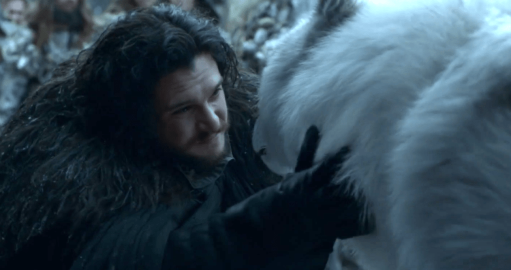 Jon Snow e Fantasma Jon Snow e Fantasma