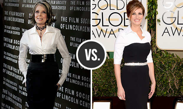 Terninho: Julia Roberts poderia ter algumas aulas com Diane Keaton