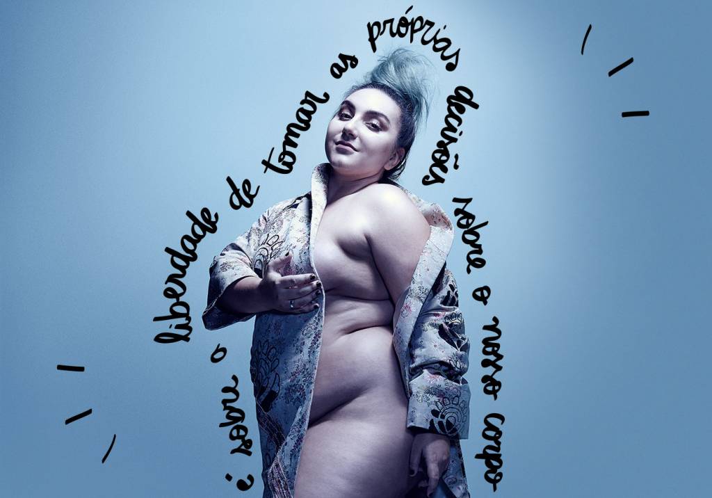 Choque ou realidade? Tem uma gorda nua na revista de moda!