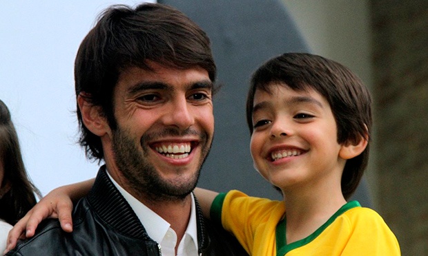 Kaká e Carol Celico comemoram aniversário do filho com festa