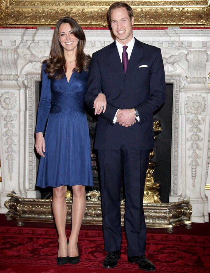 vestido azul de kate middleton