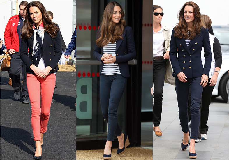 Kate Middleton usando blazer repetido