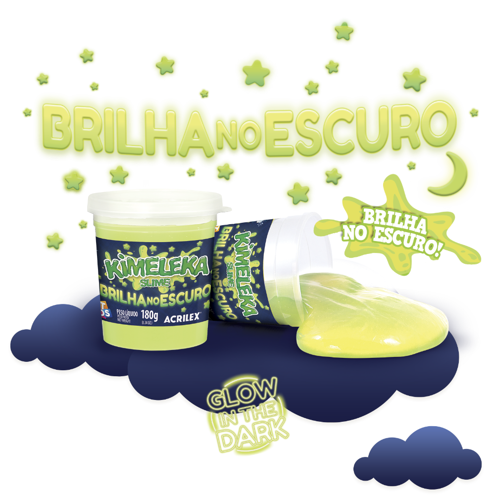 Slime da Acrilex kimeleka_brilhanoescuro-2
