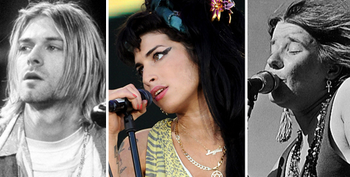 Estrelas da música que morreram jovens demais