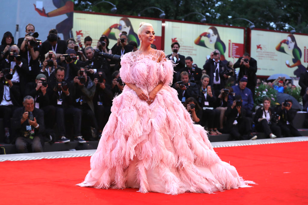 Lady Gaga no tapete vermelho do Festival de Veneza 2018