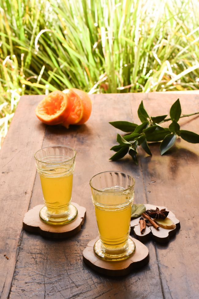 Laranjada com especiarias