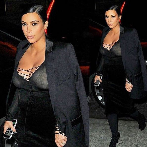 Os looks de Kim Kardashian na segunda gravidez