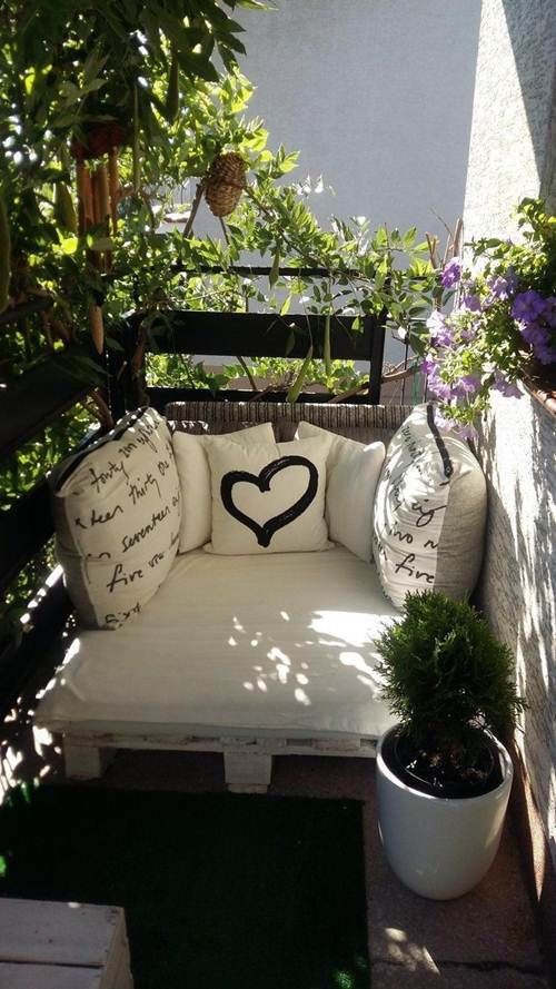 Conforto para sentar e deitar na varanda