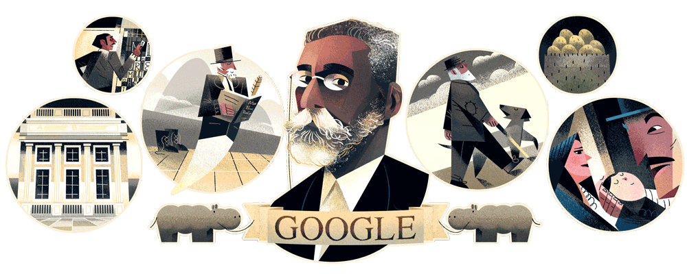 Doodle do Google homenageia Machado de Assis