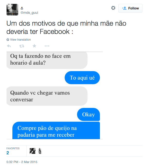 Mães no Facebook