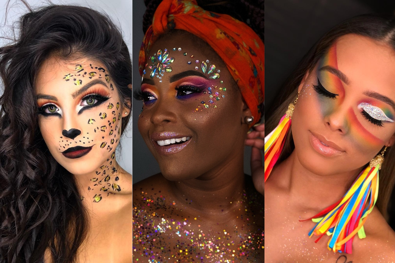 Inspirações de Maquiagens de Carnaval - Naturalmente Bonita